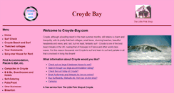 Desktop Screenshot of croyde-bay.com