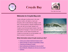 Tablet Screenshot of croyde-bay.com